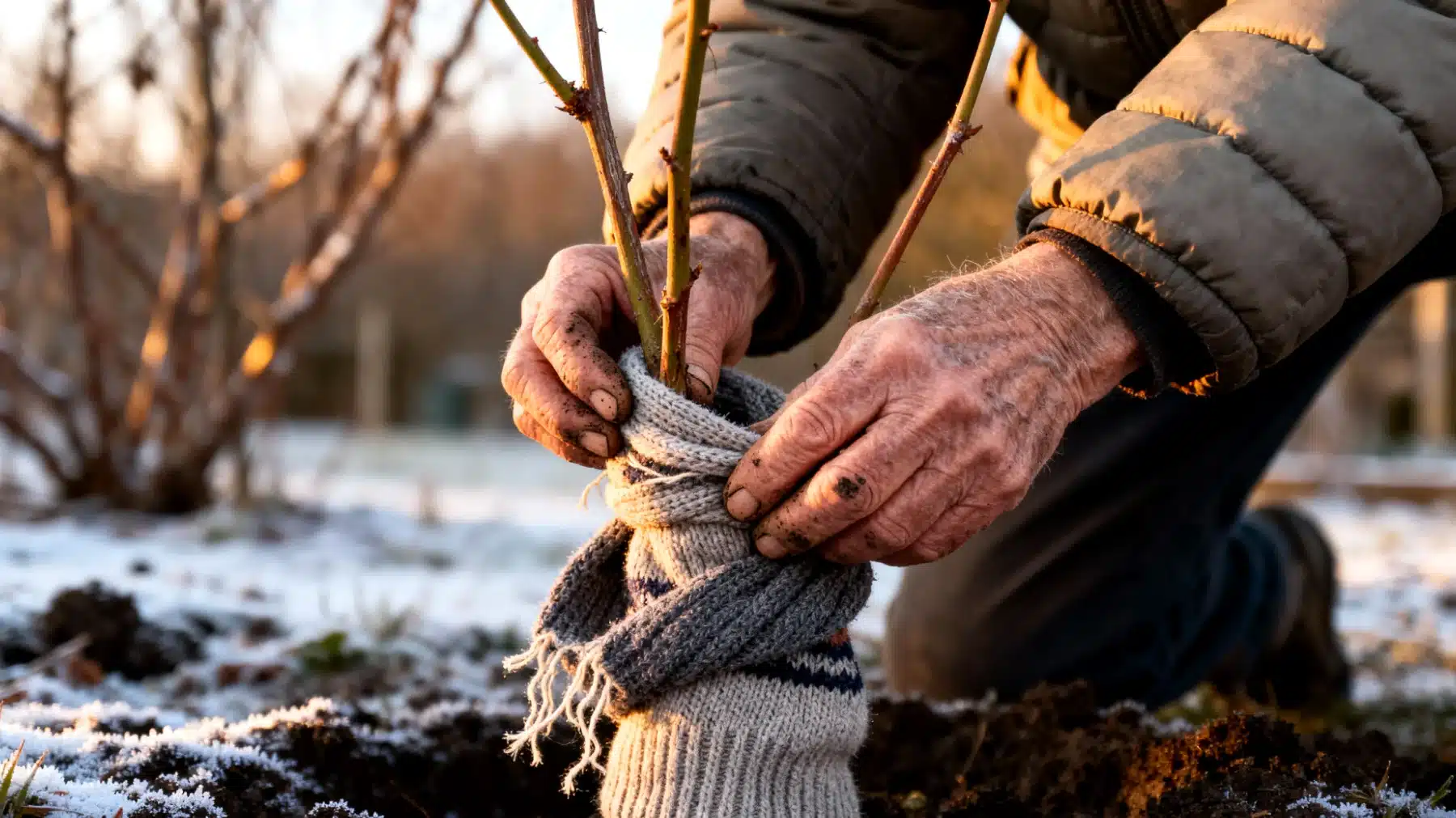 Proč zkušení zahradníci tajně schovávají své staré svetry v zahradě a už se nikdy nemusí bát mrazu?