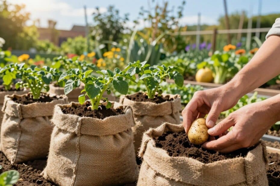 Jak pěstovat brambory v pytlích a dosáhnout vysoké úrody