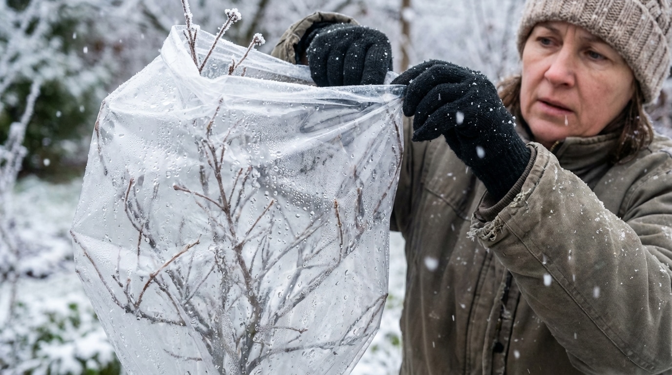 Myslíte si, že chráníte své rostliny před chladem... ale toto řešení může být ještě horší než mrazy.